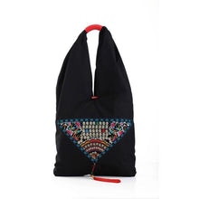 Load image into Gallery viewer, Tibet national style embroidery bag one-shoulder cloth bag
