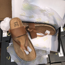 Load image into Gallery viewer, Ladies Herringbone Sandals Slippers
