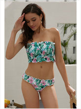 Load image into Gallery viewer, Two-piece Printed Bikini Split Sexy Low Waist Slimming Swimsuit
