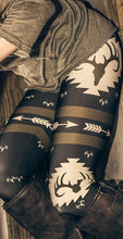 Load image into Gallery viewer, Spring and Autumn hot sale deer head Christmas camouflage printing Europe and the United States outdoor high-elastic legging trousers women
