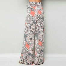 Load image into Gallery viewer, Bohemian Printed Wide Waist Casual Comfortable Wide Leg Yoga Pants
