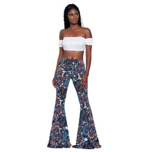 Load image into Gallery viewer, Fashion Pattern Printed Women&#39;s Bootcut Pants
