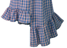 Load image into Gallery viewer, Plaid Irregular High Waist Casual Beach Skirt
