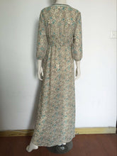 Load image into Gallery viewer, Split print women long maxi bohemian dress
