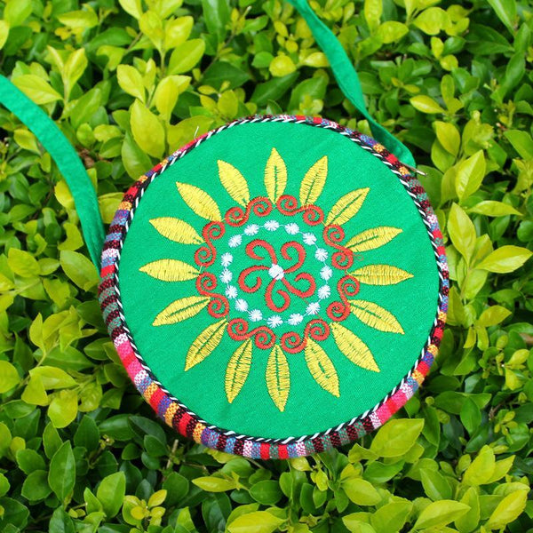 Tibet national wind sunflower Bags canvas Bags single shoulder Bags