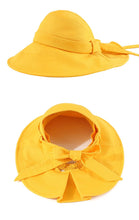 Load image into Gallery viewer, Summer Women&#39;s Empty Top Big Brim Cover Face Fisherman Hat
