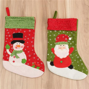 Christmas Decoration Socks Snowman Christmas  For Christmas Tree