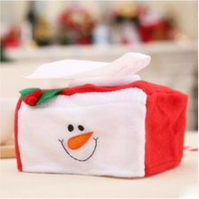 Load image into Gallery viewer, Lovely Durable Christmas Decorations Christmas Applique Rectangle Tissue Box Cover
