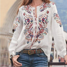 Load image into Gallery viewer, Summer Printed Long-sleeved Women&#39;s Shirt
