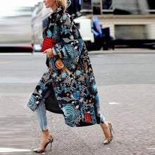 Load image into Gallery viewer, Fashion Star Print Long sleeve Coat
