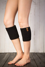 Load image into Gallery viewer, Boot cuff thick short-sleeved thick thick bamboo knit wool yarn socks - 13
