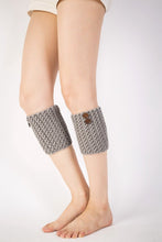 Load image into Gallery viewer, Boot cuff thick short-sleeved thick thick bamboo knit wool yarn socks - 13
