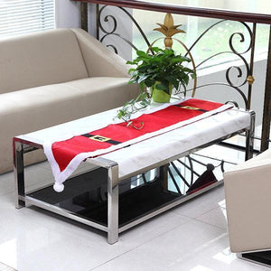 180X35CM Christmas Table Runner Table Mat Set Cotton Tablecloth