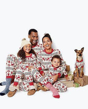 Load image into Gallery viewer, Family Christmas pajams printing set Xmas family suit -4
