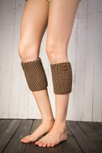 Load image into Gallery viewer, Boot cuff thick short-sleeved thick thick bamboo knit wool yarn socks - 13
