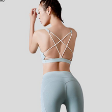 Load image into Gallery viewer, Back fitness running fast dry Yoga Pants sports no steel ring tennis bra underwear women
