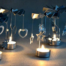 Load image into Gallery viewer, Rotate romantic candle holder Xmas  Spinning your Christmas party
