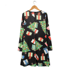Load image into Gallery viewer, Printed Christmas Dress Dress

