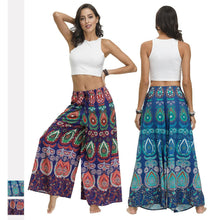 Load image into Gallery viewer, New Ethnic Style Casual All-match Wide-leg Pants with Waist Loose Pants
