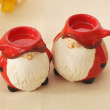 Load image into Gallery viewer, Cute Santa candle holder Xmas     Christmas party
