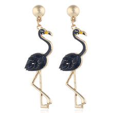 Load image into Gallery viewer, Hot new long tassel flamingo ladies Christmas earrings
