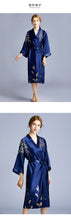 Load image into Gallery viewer, Yaoting silk wedding pajamas ladies spring and summer long bridesmaid red bride morning gown home gown 2
