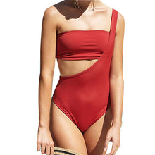 Load image into Gallery viewer, New Sexy Solid Color One-piece Swimsuit
