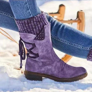 Clearance Boots New Women's Boots Autumn and Winter Snow Boots Wool Martin Boots No Use Casual Women's Shoes