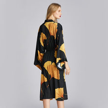 Load image into Gallery viewer, New style pajamas women's spring and summer Nightgown medium length plus size bathrobe morning gown household clothes
