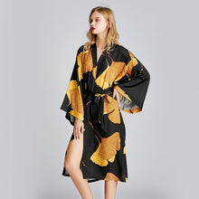 Load image into Gallery viewer, New style pajamas women's spring and summer Nightgown medium length plus size bathrobe morning gown household clothes
