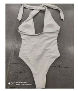Women's New Solid One-piece Sexy Swimsuit