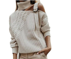 Autumn and Winter Solid Knitwear