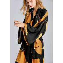 Load image into Gallery viewer, New style pajamas women's spring and summer Nightgown medium length plus size bathrobe morning gown household clothes
