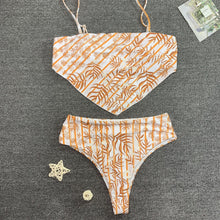Load image into Gallery viewer, New Printed Bikini Sexy Lady Multicolor Split Swimwear
