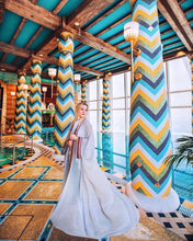 Load image into Gallery viewer, Chiffon Edge Embroidered Loose Beach Blouse Swimsuit Holiday Sun Protection Cardigan
