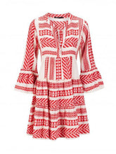 Load image into Gallery viewer, Boho Printed Tribal Bell Sleeve Dresses
