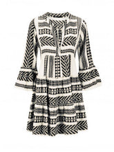 Load image into Gallery viewer, Boho Printed Tribal Bell Sleeve Dresses
