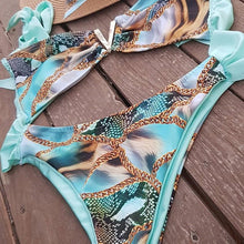 Load image into Gallery viewer, New Sexy Holiday Style Ethnic Print Bikini
