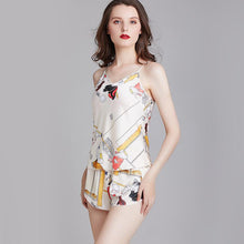 Load image into Gallery viewer, Ice pajamas Summer sexy underwear thin cute elephant sling shorts suit
