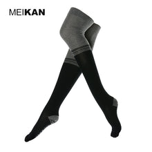 Load image into Gallery viewer, Long tube Yoga socks thigh socks antiskid five finger floor dance socks dance
