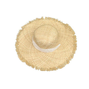 Handmade Hat Women Summer Small Fresh Fold Woven Straw Hat Beach Big Brim Sunscreen Sun Hat