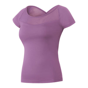 Yoga suit with bra pad Nylon high elasticity, quick drying and thin