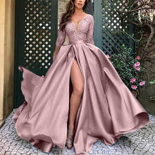 Load image into Gallery viewer, Women&#39;s Bronzing Big Sexy Long Skirt Tail Banquet Evening Dress
