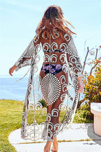 Load image into Gallery viewer, Lace Embroidered Beach Sun-kissed Loose-fitting Vacation Dress Bikini Cardigan
