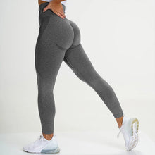 Load image into Gallery viewer, Summer style seamless knitted sexy hip yoga fitness pants
