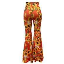 Load image into Gallery viewer, New Printed High-waist Flared Pants Holiday Style Leggings
