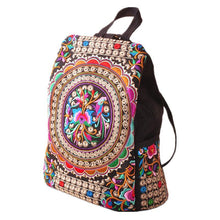 Load image into Gallery viewer, Tibet folk style backpack fashion embroidery backpack handbag
