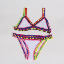 Load image into Gallery viewer, New Style Swimsuit Ladies Knitted Sexy Split Bikini
