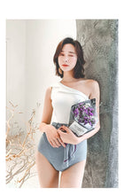 Load image into Gallery viewer, Sexy Swimsuit Female Retro One-shoulder Slimming Conjoined Spa Bikini Swimwear
