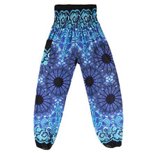 Load image into Gallery viewer, Fashion Thai Casual Yoga Pants Knickers Yoga Suit Women Cotton 52 Loose Floral Pants
